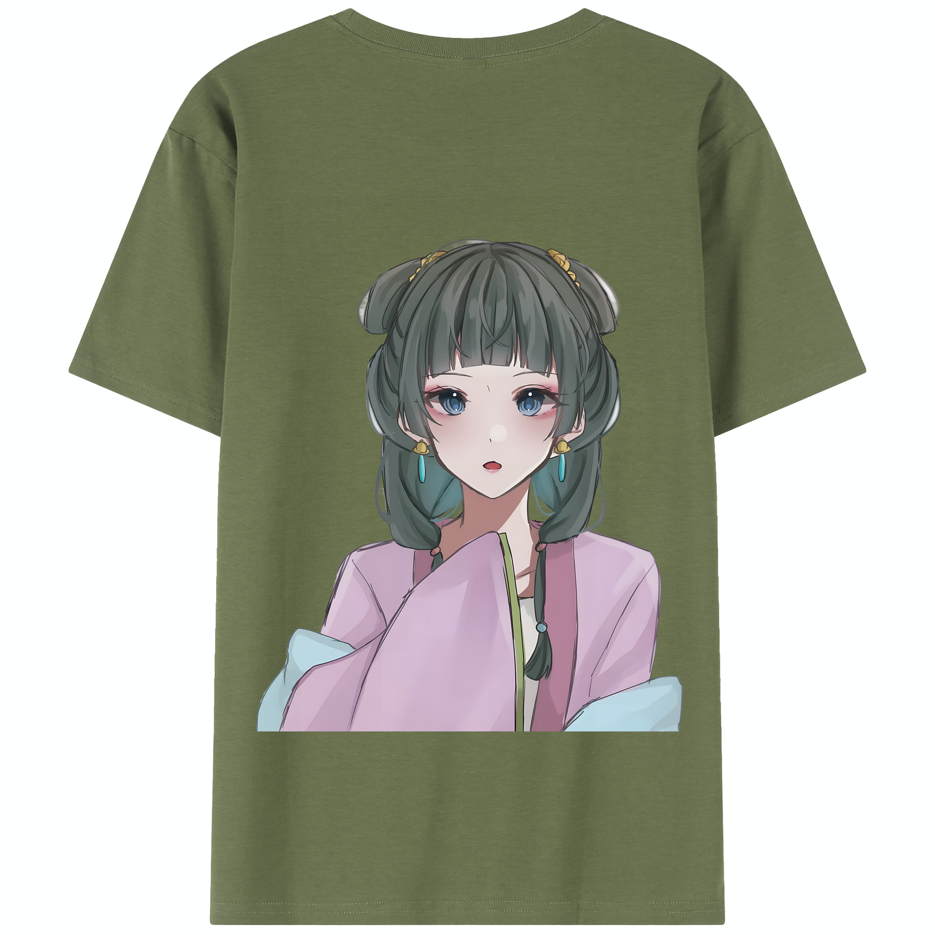 （画像用） 薬屋のひとりごと The Apothecary Diaries 綿100％半袖Tシャツ（背面プリント）